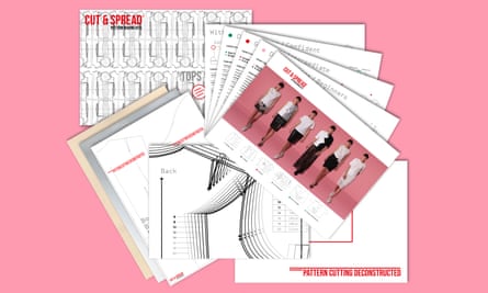 A Cut & Spread pattern making kit by Monisola Omotoso of Pattern Cutting Deconstructed