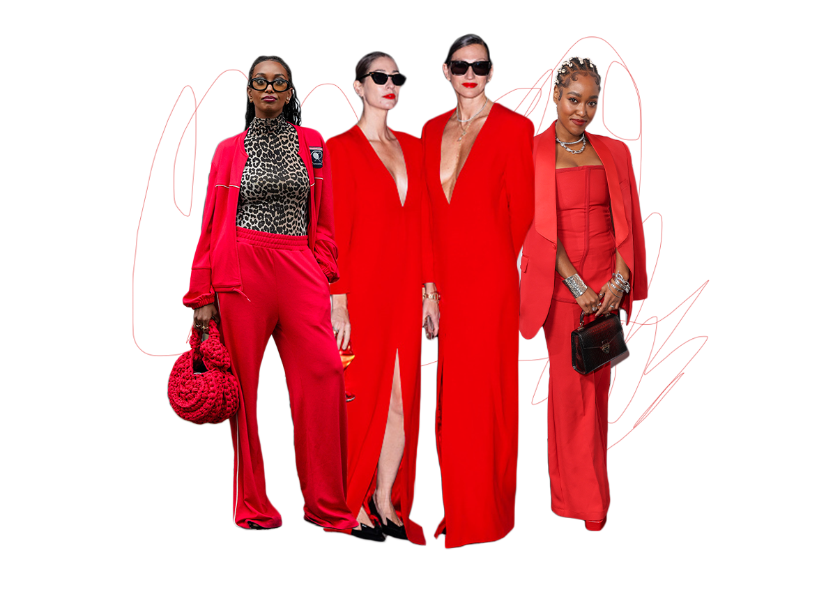 6 Fresh Ways to Wear the Fall 2023 Red Trend Into Winter