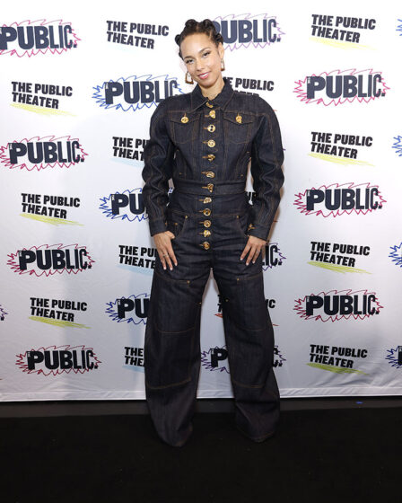 Alicia Keys Wore Schiaparelli To The 'Hell's Kitchen' Opening Night