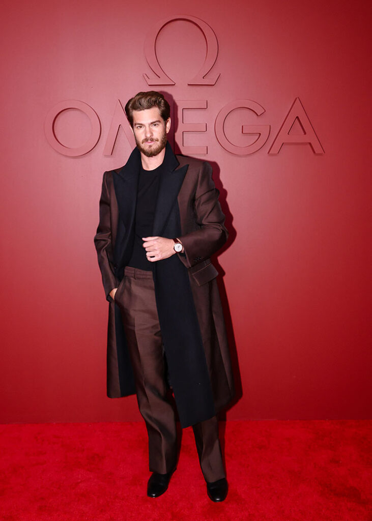 Andrew Garfield Wore Lanvin To The Planet OMEGA Exhibition 