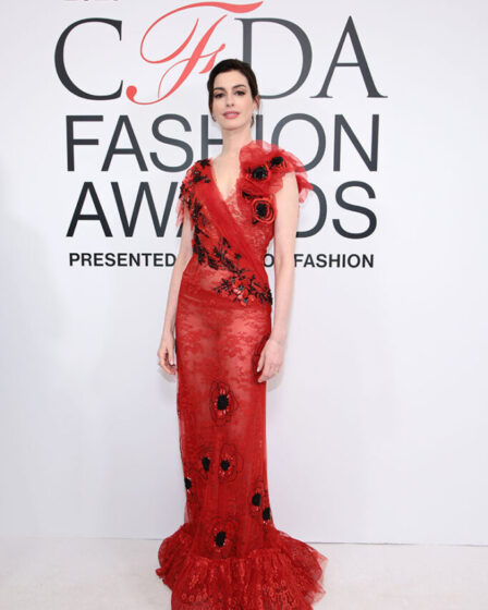 Anne Hathaway Wore Rodarte To The 2023 CFDA Fashion Awards
