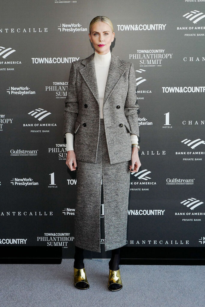 Charlize Theron Wore Bottega Veneta To The Town & Country Philanthropy Summit