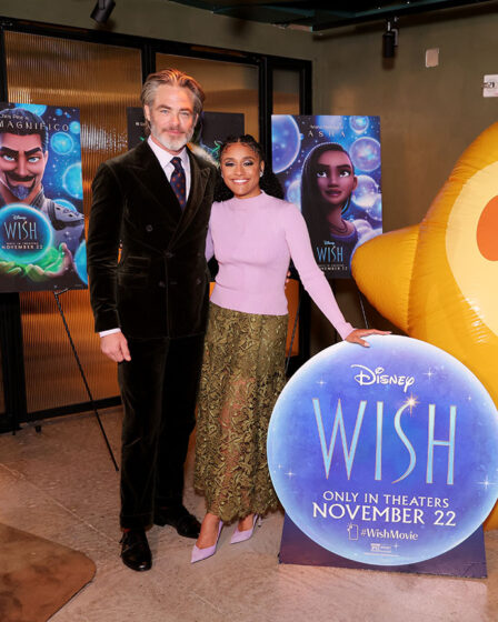 Chris Pine & Ariana DeBose At The 'Wish' New York Special Screening