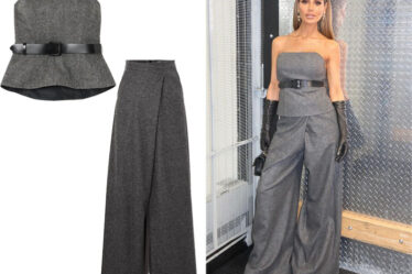 Dorit Kemsley's Max Mara Bustier Top & Trousers