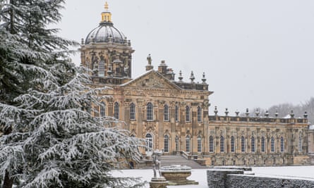 Castle Howard, Yorkshire, at Christmas.