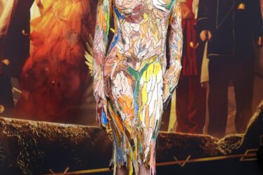Hunter Schafer's Skintight Schiaparelli Looks Painted on Her Body