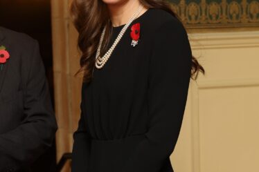 The Princess of Wales attends The Royal British Legion Festival of Remembrance at Royal Albert Hall on November 11 2023.