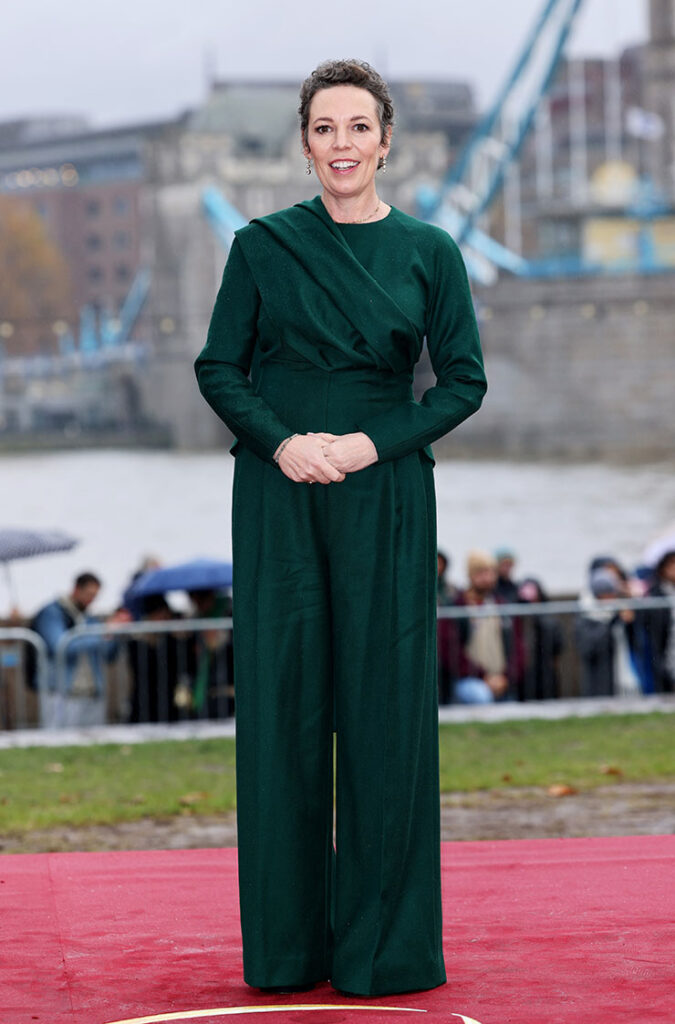Olivia Colman Wore Emilia Wickstead To The 'Wonka' London Photocall