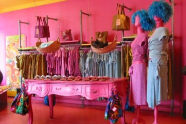 interior of colourful Antoine & Lili boutique Quai de Valmy 10th Arr. Paris France