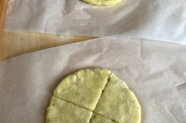 Rachel Roddy prepares the dough for potato cakes with anchovy butter