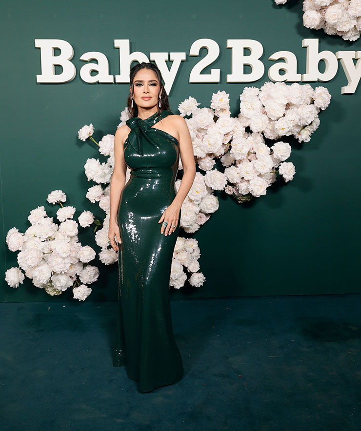 Salma Hayek Wore Bottega Veneta To The 2023 Baby2Baby Gala