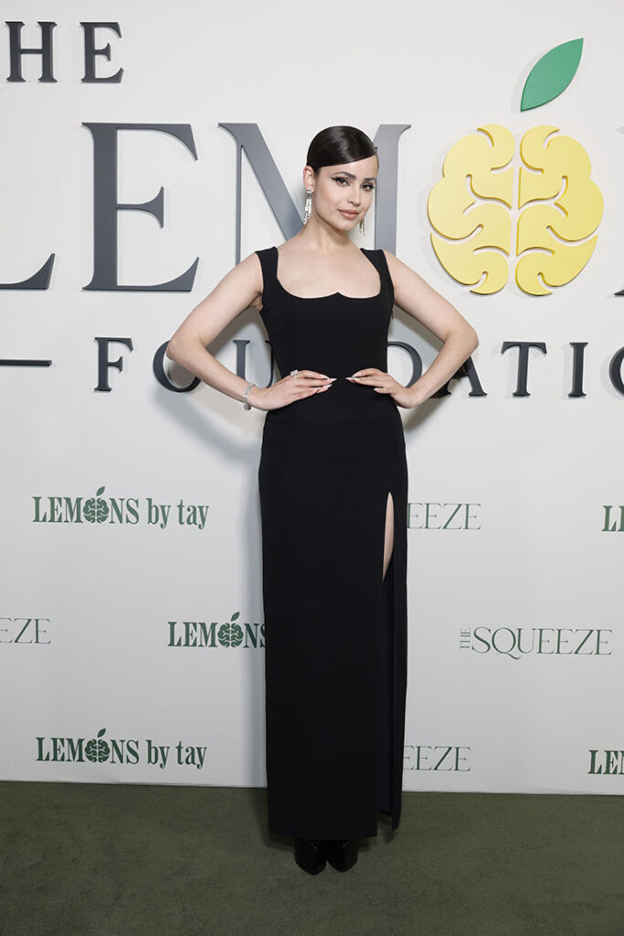 Sofia Carson Wore Versace To The Inaugural Lemons Foundation Gala 