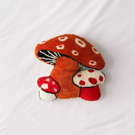 A $29 mushroom pillow from Urban Outfitters.