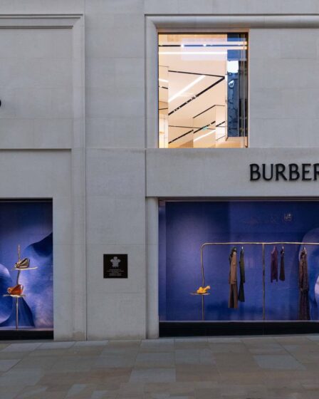 Burberry's re-opened flagship store on New Bond Street in London.