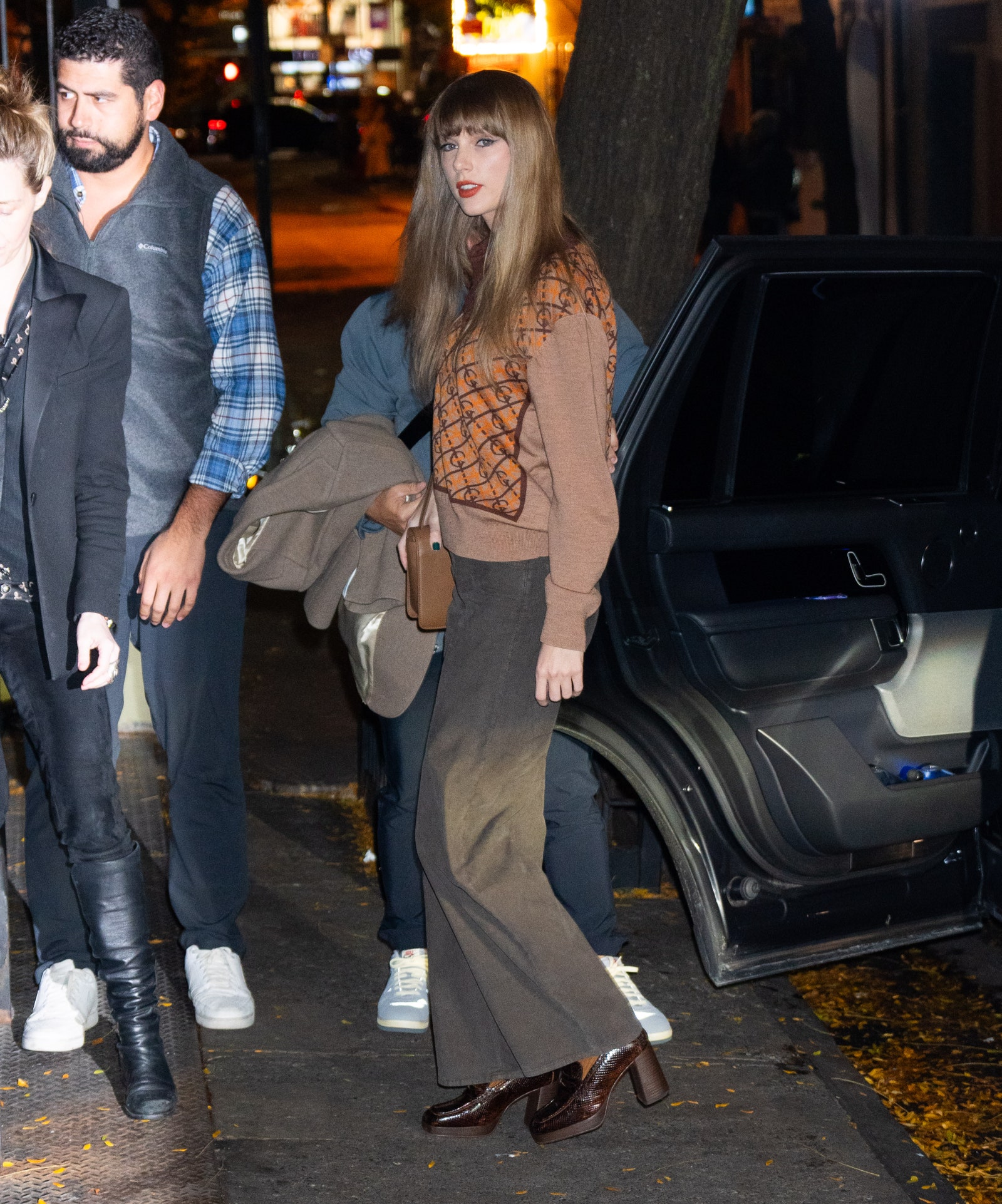 Taylor Swift is seen on November 03 2023 in New York City.