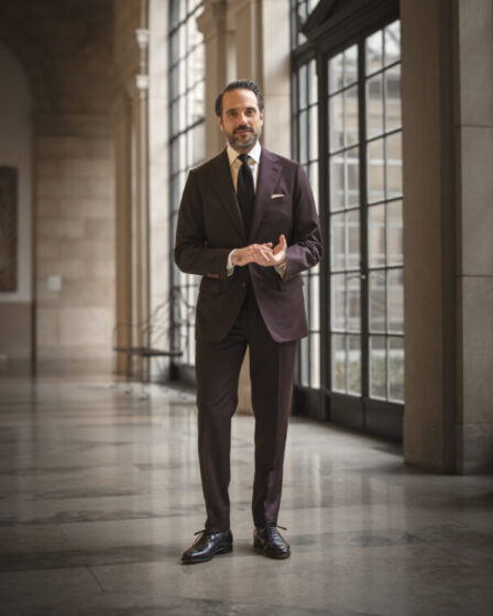 The Burgundy Suit for Men