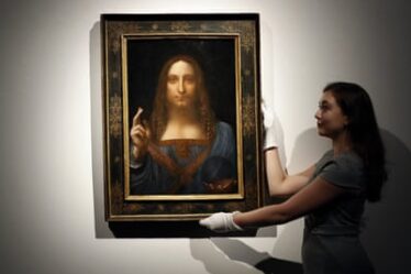 Scepticism … Salvator Mundi which holds the record for the most expensive painting ever sold at auction.