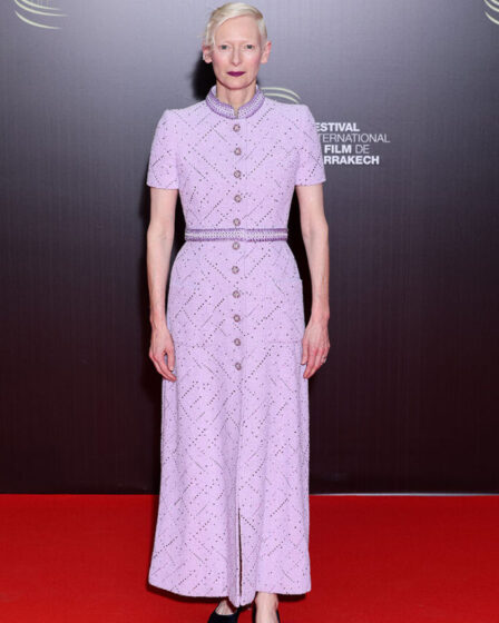 Tilda Swinton Wore Chanel Haute Couture To The 2023 Marrakech Film Festival Opening Ceremony
