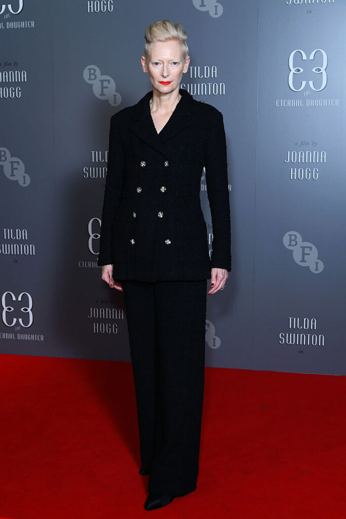 Tilda Swinton Wore Chanel Haute Couture To ‘The Eternal Daughter’ London Screening