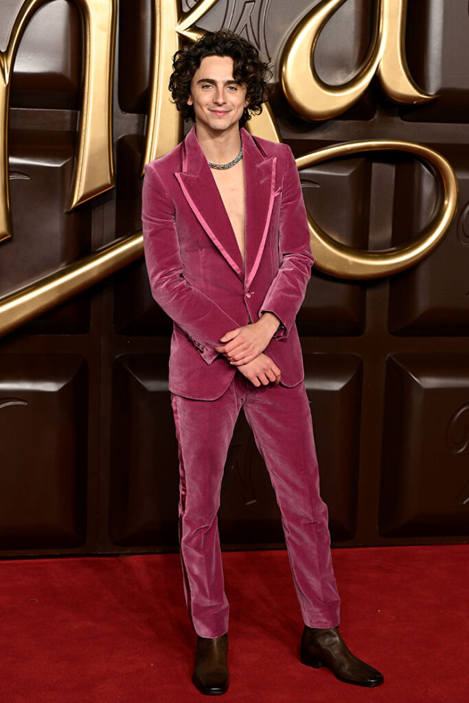 Timothée Chalamet Wore Tom Ford To The 'Wonka' London Premiere