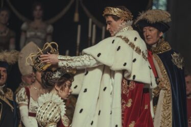 Napoleon crowns Josephine in Ridley Scott's biopic.