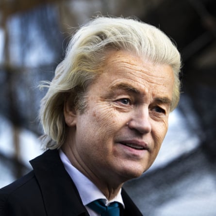Geert Wilders: the weird bloke from accounts’ homage to Rutger Hauer’s android in Blade Runner.