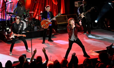 The Rolling Stones tour latest album Hackney Diamonds in New York, 2023.