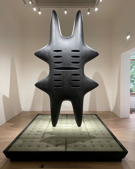 Mac Collins’ sculpture Runout at the British Pavilion at the Venice Biennale 2023, architecture