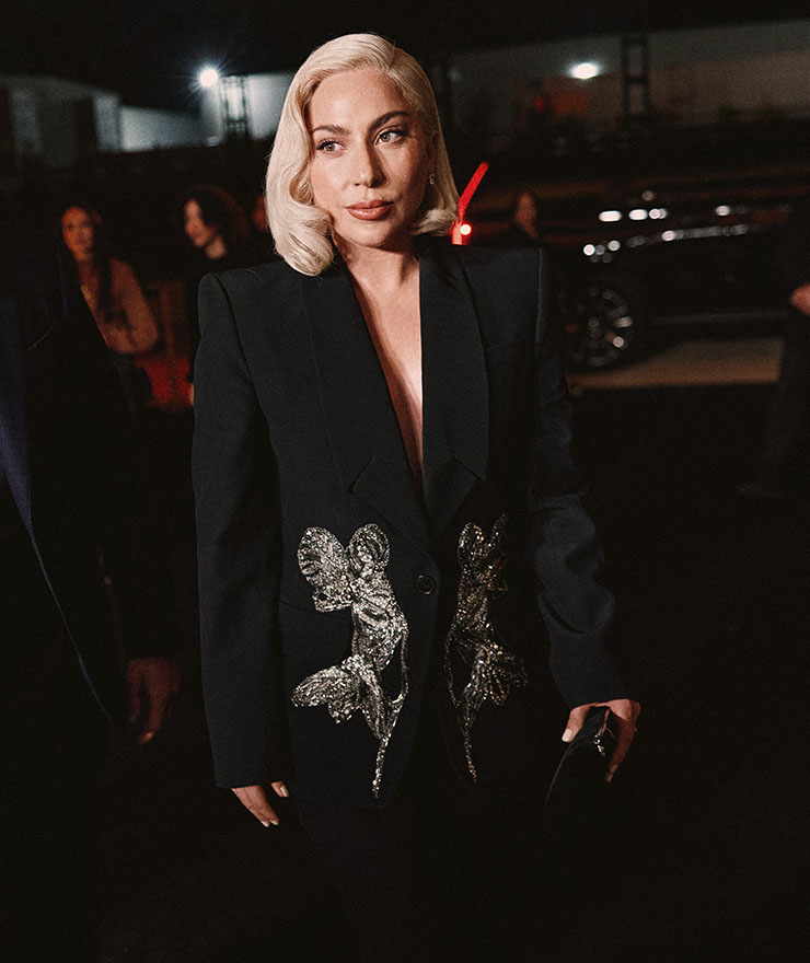 Lady Gaga Wore Alexander McQueen To The ‘Maestro’ LA Premiere