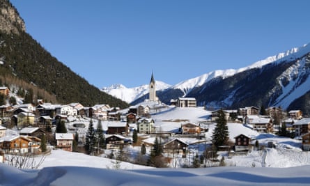 Swiss Village in Winter near DavosGettyImages-106559414
