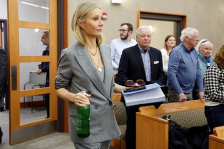 Stealth wealth on trial … Gwyneth Paltrow in court in Utah.