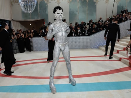 Bold … Lil Nas X at the Met Gala in May.