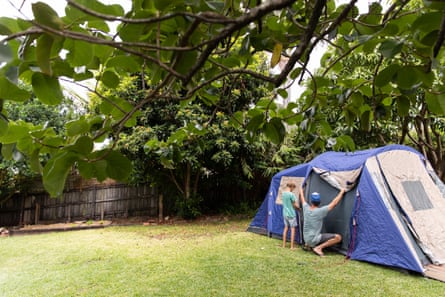 Camping out in your back yard helps kids prepare for the real thing.