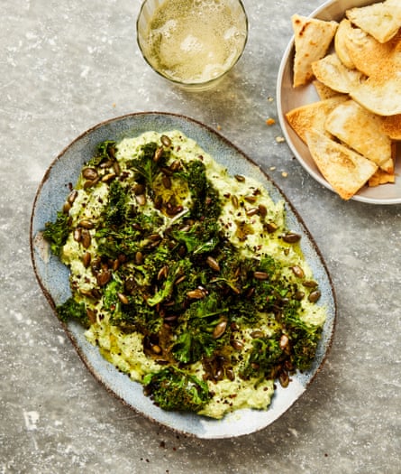 Yotam Ottolenghi’s kale and mixed peel dip.