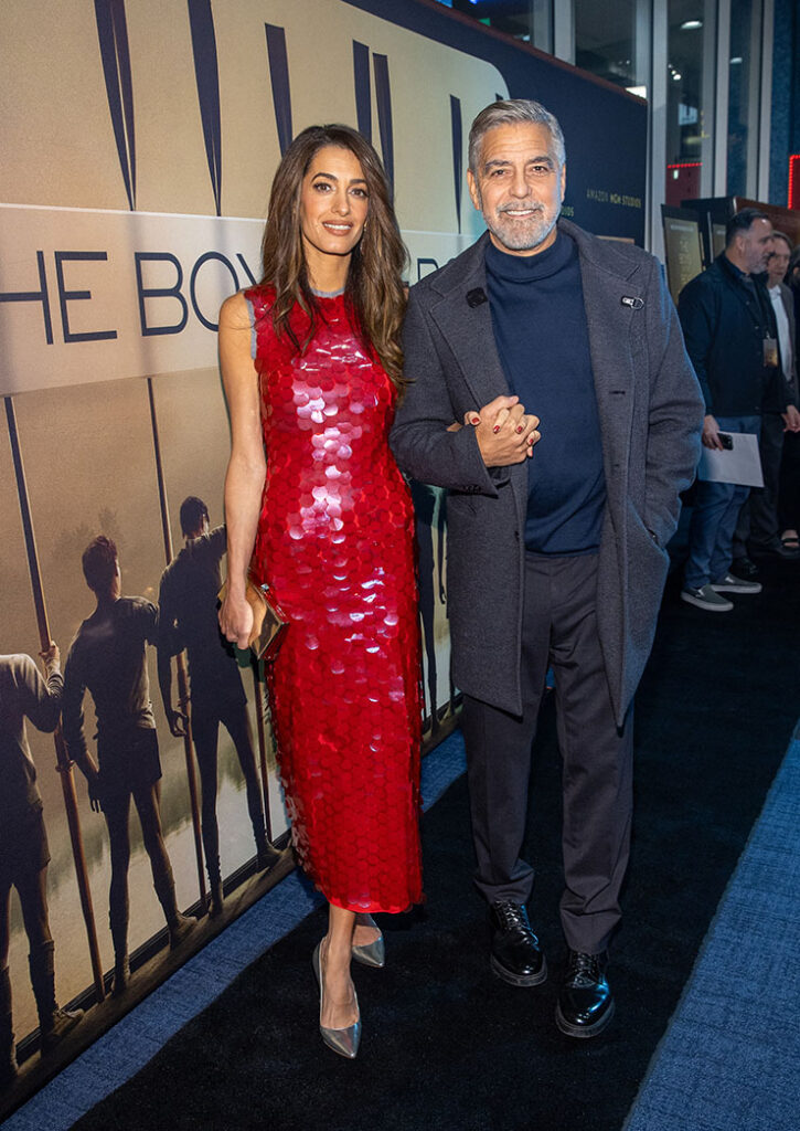 Amal Clooney Wore 16Arlington To 'The Boys In The Boat' Seattle Screening