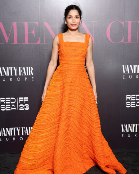 Freida Pinto Wore Rami Kadi Couture To The Women In Cinema Gala

Orange dress

Rami Kadi Fall 2022 Couture