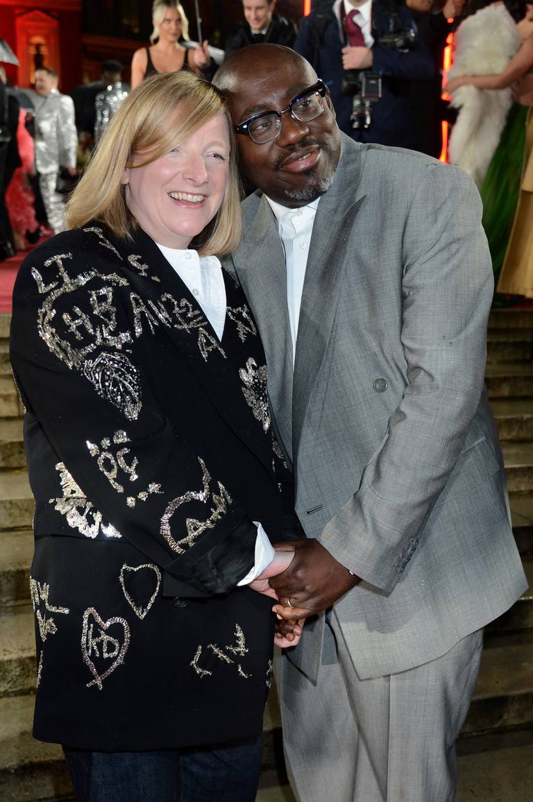 Sarah Burton and Edward Enninful were both honoured at this year's ceremony.