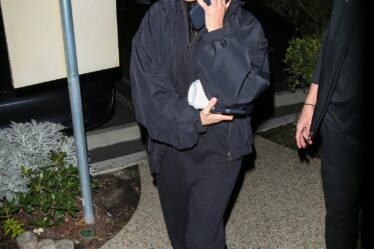 Kim Kardashian is seen on December 08 2023 in Los Angeles California.