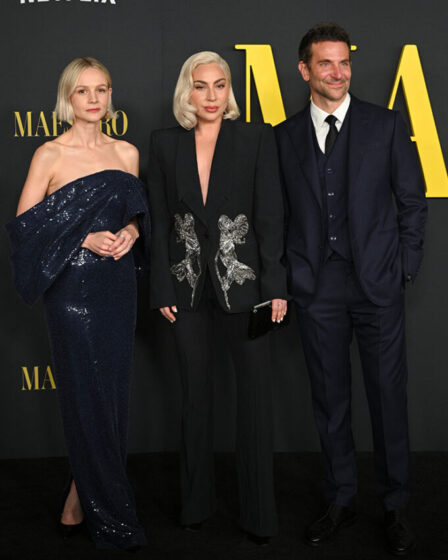 Carey Mulligan, Bradley Cooper and Lady Gaga attend Netflix's "Maestro" Los Angeles