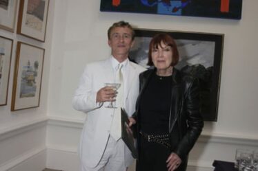 Jasper Conran and Mary Quant at the Royal Academy of Arts, 2002.