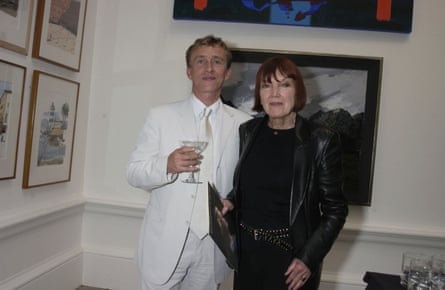 Jasper Conran and Mary Quant at the Royal Academy of Arts, 2002.