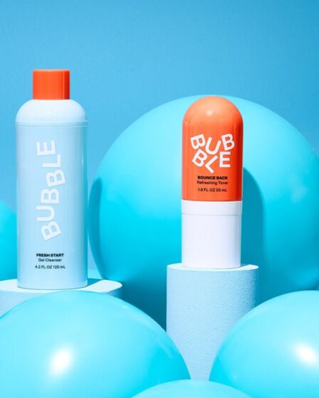 Skin Care Line Bubble Expands in the UK