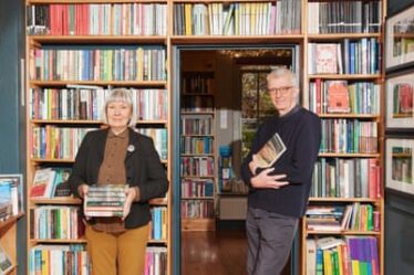 Shelf life: Diane Bailey and Geoff Young of Pen’rallt Gallery Bookshop.