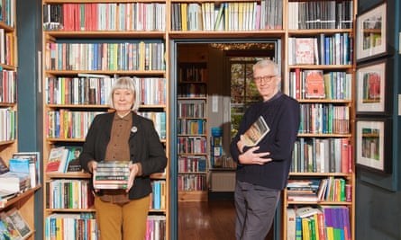 Shelf life: Diane Bailey and Geoff Young of Pen’rallt Gallery Bookshop.