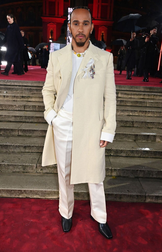 Lewis Hamilton attends The Fashion Awards 2023