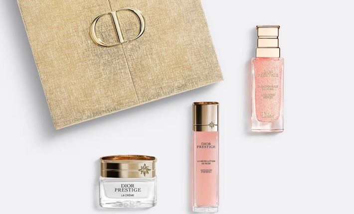 beauty and wellness holiday gifts for luxury lovers dior prestige skin care