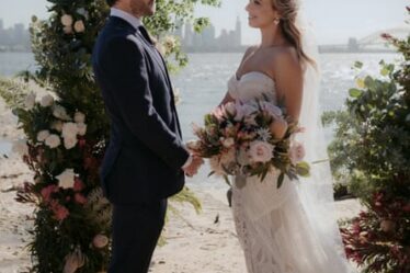 Erica and Justin’s wedding on Valentine’s Day 2020 at Bradley’s Head, Sydney.