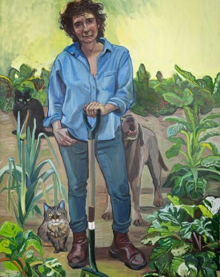 A portrait of Jeanette Winterson, featuring Silver, by Susanne du Toit.