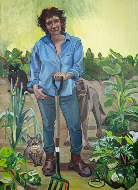 A portrait of Jeanette Winterson, featuring Silver, by Susanne du Toit.