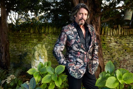 Laurence Llewelyn-Bowen in his garden at home